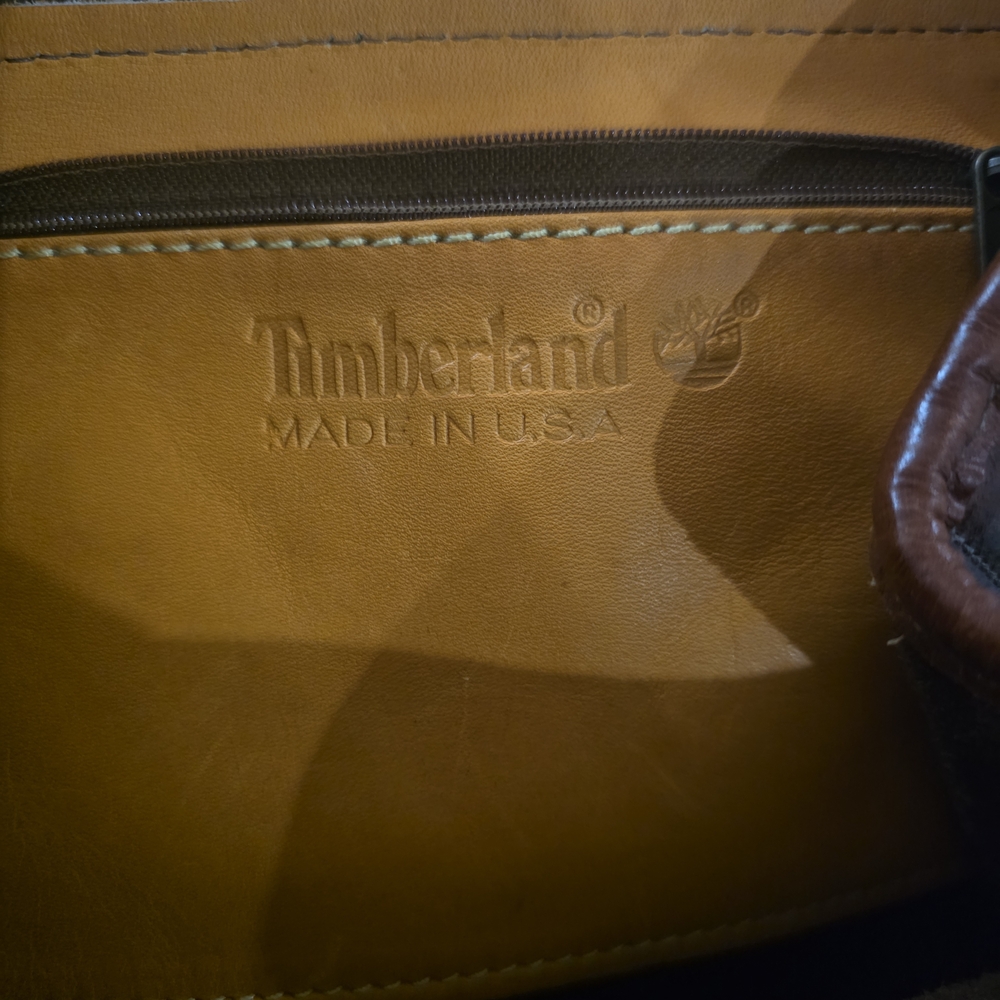 Brown Leather And Suede Backpack - image 8